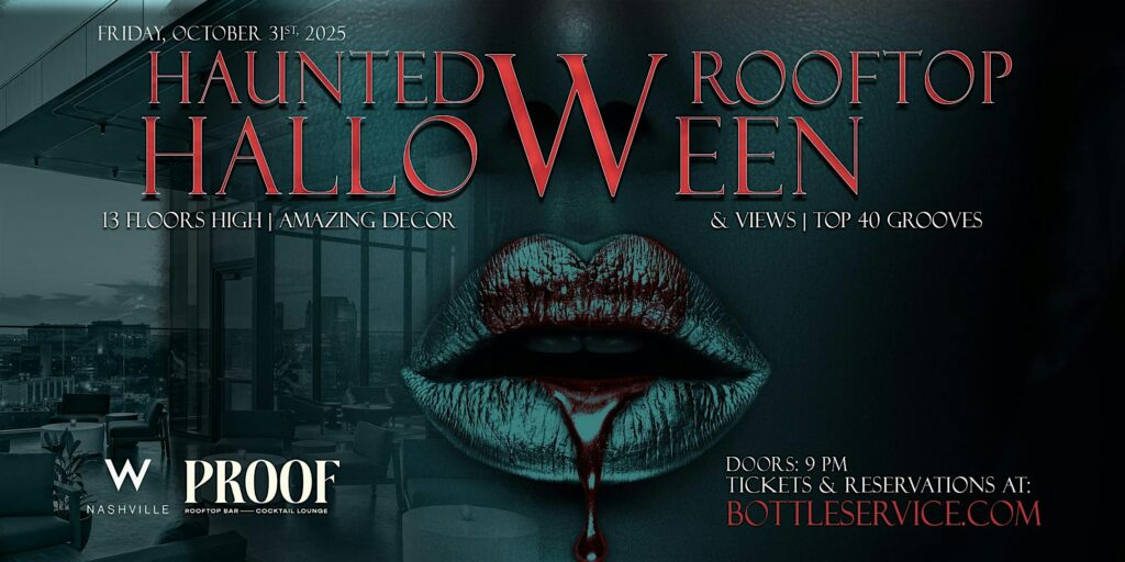 Haunted W Nashville Rooftop Halloween Night Party