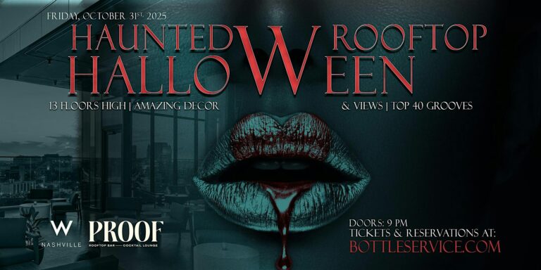 Haunted W Nashville Rooftop Halloween Night Party